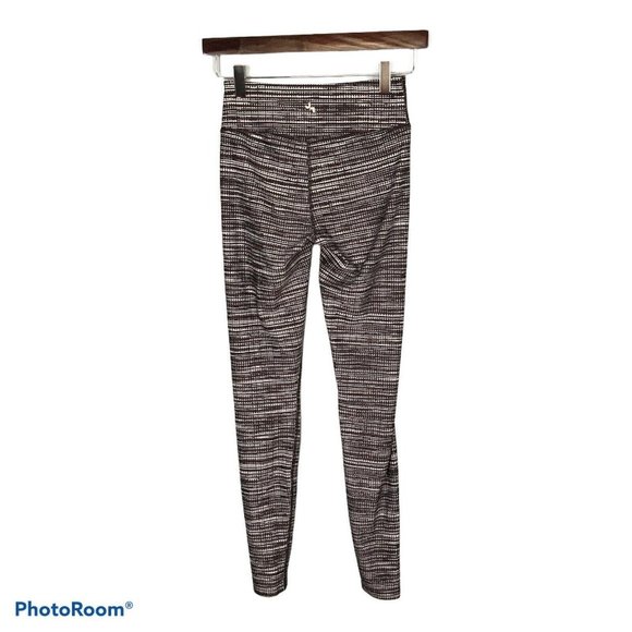 JoyLab Women's Leggings XS Extra Small Striped Bla - Picture 2 of 11